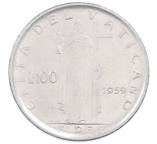 Монета 100 лир 1959 года Ватикан (Артикул: M2-87283) — Фото №1