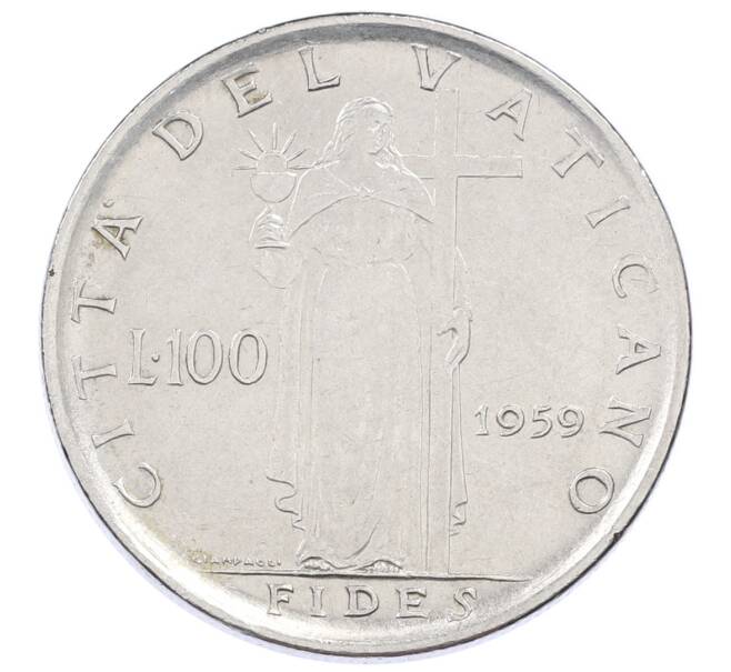 Монета 100 лир 1959 года Ватикан (Артикул: M2-87288) — Фото №1