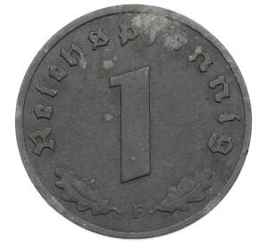 1 рейхспфенниг 1942 года F Германия — Фото №2