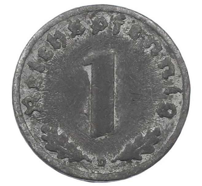 Монета 1 рейхспфенниг 1943 года D Германия (Артикул: M2-87527) — Фото №2