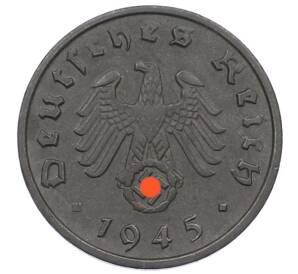 1 рейхспфенниг 1945 года А Германия — Фото №1