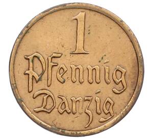 1 пфенниг 1937 года Данциг — Фото №2