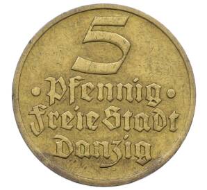 5 пфеннигов 1932 года Данциг — Фото №2