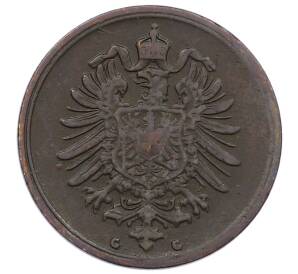 1 пфенниг 1889 года G Германия — Фото №2