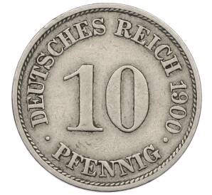 10 пфеннигов 1900 года А Германия — Фото №1