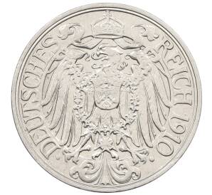 25 пфеннигов 1910 года А Германия — Фото №2