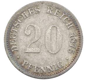 20 пфеннигов 1875 года А Германия — Фото №1