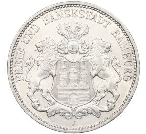 3 марки 1911 года Германия (Гамбург) — Фото №1