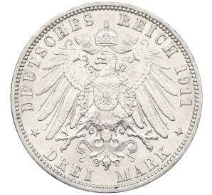3 марки 1911 года Германия (Гамбург) — Фото №2