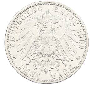 3 марки 1909 года Германия (Баден) — Фото №2