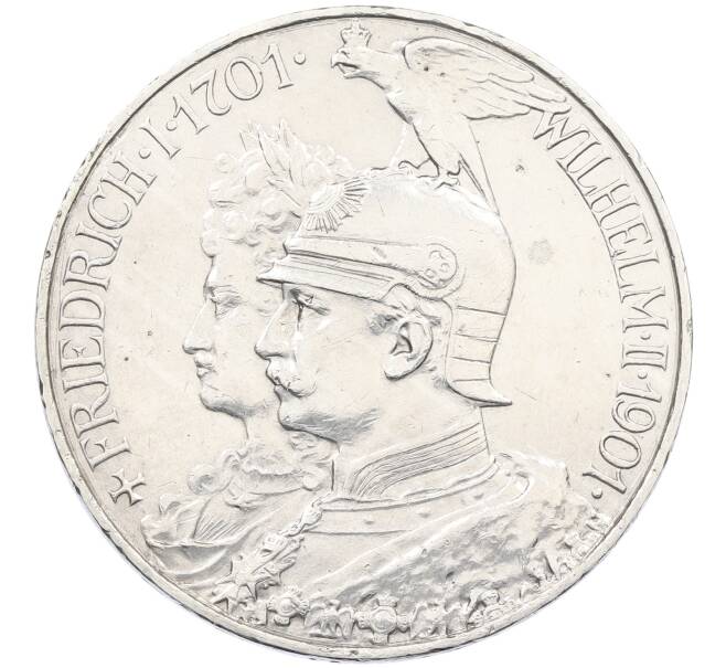 Монета 5 марок 1901 года Германия (Пруссия) «200-летие Пруссии» (Артикул: K12-61592) — Фото №1
