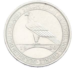 3 рейхсмарки 1930 года A Германия «Освобождение Рейнланда» — Фото №1