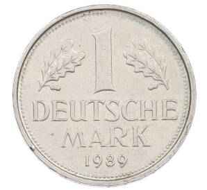1 марка 1989 года F Западная Германия (ФРГ) — Фото №1