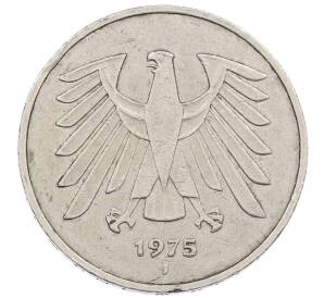 5 марок 1975 года J Западная Германия (ФРГ) — Фото №1