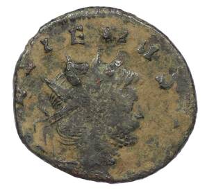 Антониниан 260-268 года Римская Империя — Галлиен (Фортуна) — Фото №1