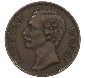 1 цент 1890 года Саравак — Фото №2