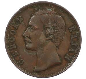 1 цент 1891 года Саравак — Фото №2