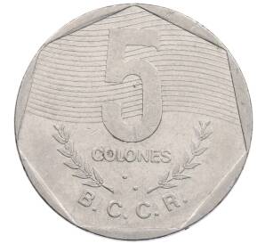 5 колонов 1989 года Коста-Рика — Фото №1