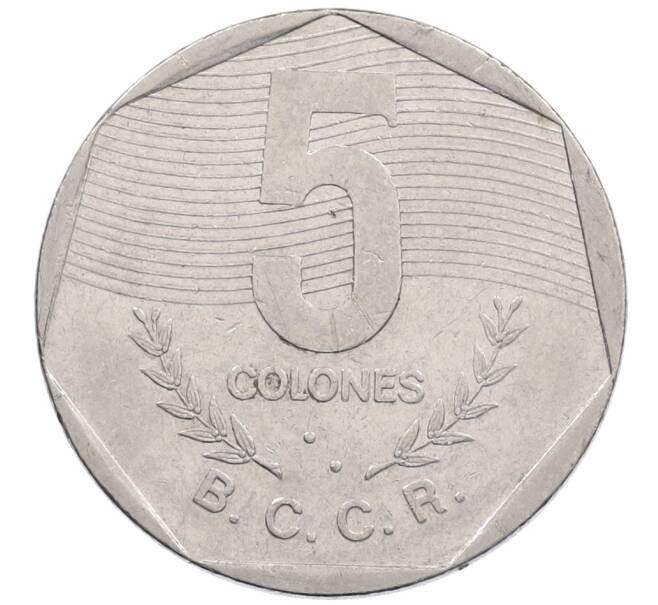 Монета 5 колонов 1989 года Коста-Рика (Артикул: K12-62381) — Фото №1
