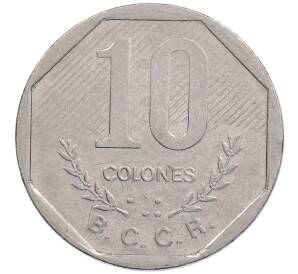 10 колонов 1992 года Коста-Рика