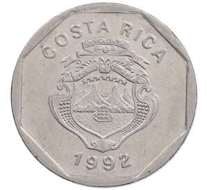 10 колонов 1992 года Коста-Рика