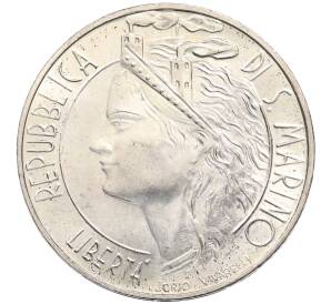 1000 лир 1986 года Сан-Марино «Чемпионат мира по футболу 1986» — Фото №2