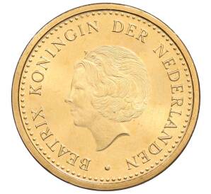 1 гульден 2010 года Нидерландские Антильские острова — Фото №2