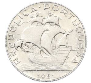 2.50 эскудо 1951 года Португалия — Фото №1