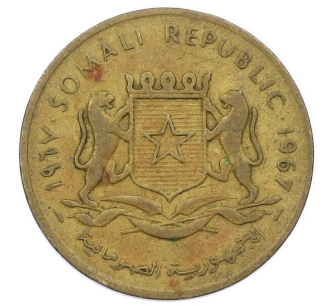 Монета 10 чентезимо 1967 года Сомали (Артикул: K12-62668) — Фото №2
