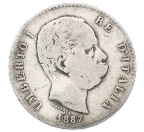 1 лира 1887 года Италия — Фото №1
