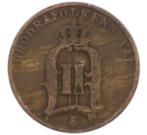 2 эре 1879 года Швеция — Фото №2