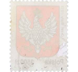 Почтовая марка 5000 злотых 1992 года Польша «Влаги Польши — Орел 1919 года»