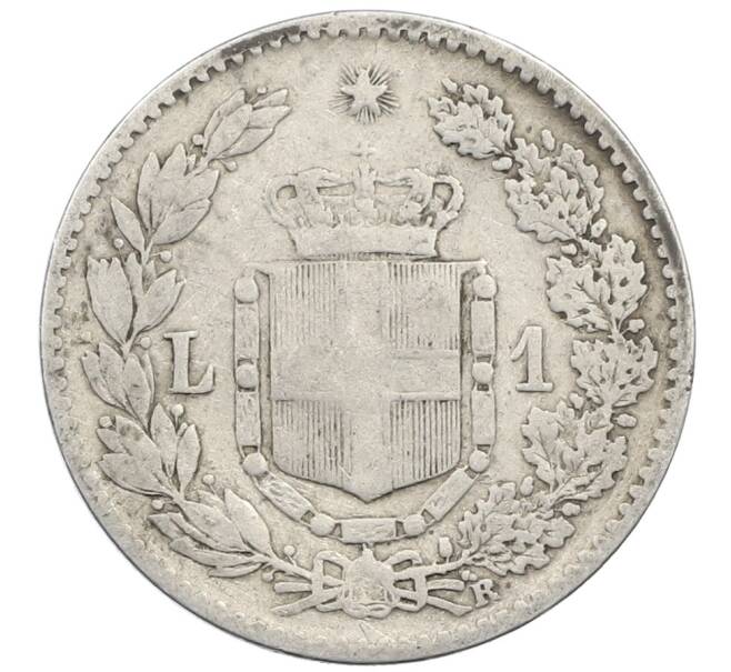 Монета 1 лира 1886 года R Италия (Артикул: M2-87725) — Фото №2