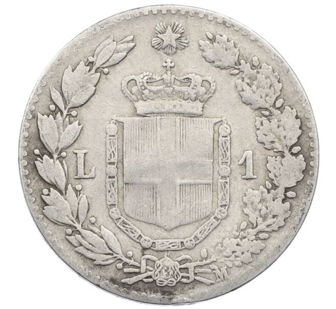 Монета 1 лира 1887 года M Италия (Артикул: M2-87742) — Фото №2