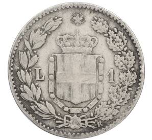 1 лира 1899 года R Италия — Фото №2