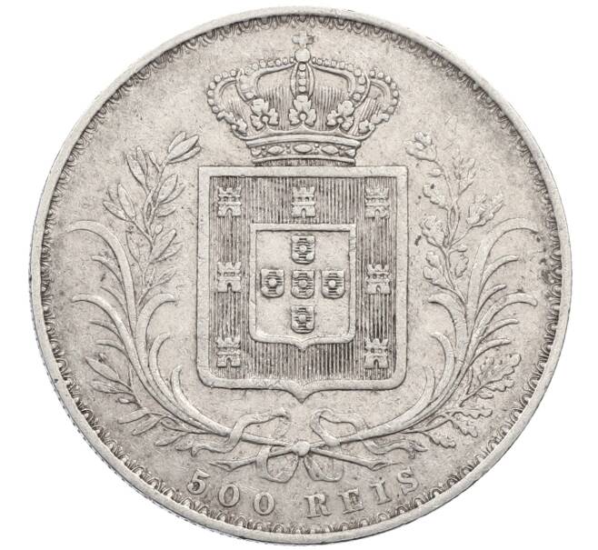 Монета 500 рейс 1888 года Португалия (Артикул: M2-87768) — Фото №2