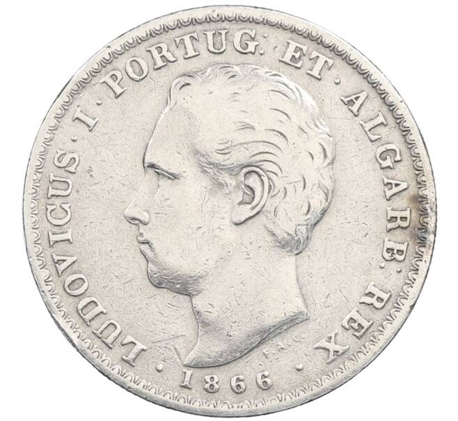 Монета 500 рейс 1866 года Португалия (Артикул: M2-87770) — Фото №1
