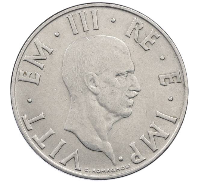 Монета 2 лиры 1939 года Италия (Артикул: M2-87781) — Фото №2