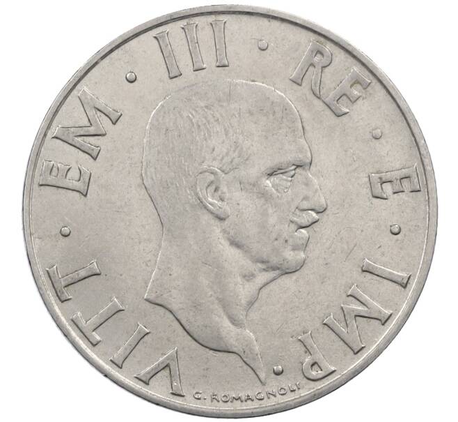 Монета 2 лиры 1940 года Италия (Артикул: M2-87784) — Фото №2