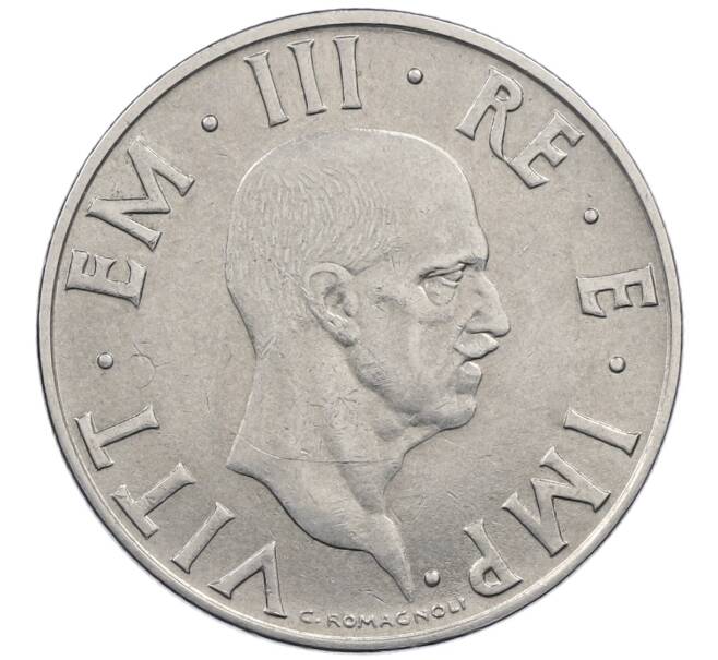 Монета 2 лиры 1940 года Италия (Артикул: M2-87785) — Фото №2