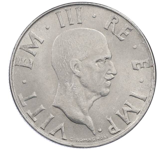 Монета 2 лиры 1940 года Италия (Артикул: M2-87790) — Фото №2