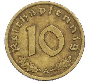 10 рейхспфеннигов 1939 года A Германия — Фото №2