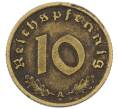 Монета 10 рейхспфеннигов 1938 года A Германия (Артикул: M2-87896) — Фото №2