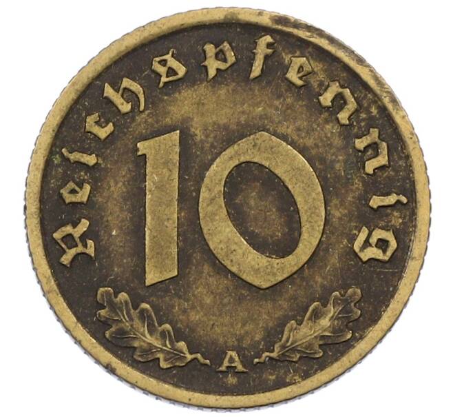 Монета 10 рейхспфеннигов 1938 года A Германия (Артикул: M2-87896) — Фото №2