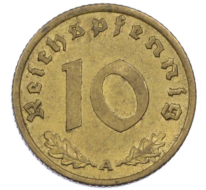 Монета 10 рейхспфеннигов 1938 года A Германия (Артикул: M2-87898) — Фото №2