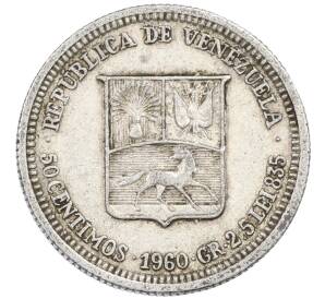 50 сентимо 1960 года Венесуэла — Фото №1