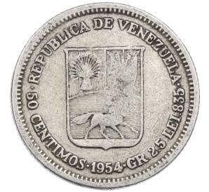 50 сентимо 1954 года Венесуэла — Фото №1