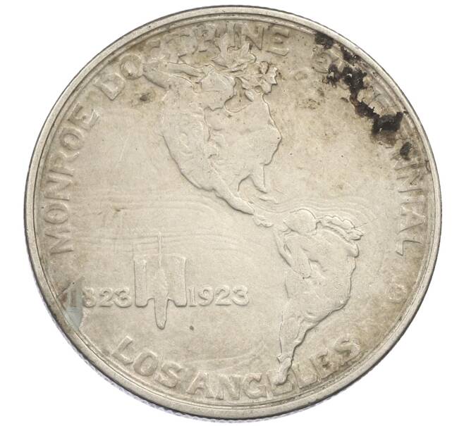 Монета 1/2 доллара (50 центов) 1923 года S США «100 лет Доктрине Монро» (Артикул: M2-87963) — Фото №2