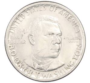 1/2 доллара (50 центов) 1946 года США «Букер Талиафер Вашингтон» — Фото №1