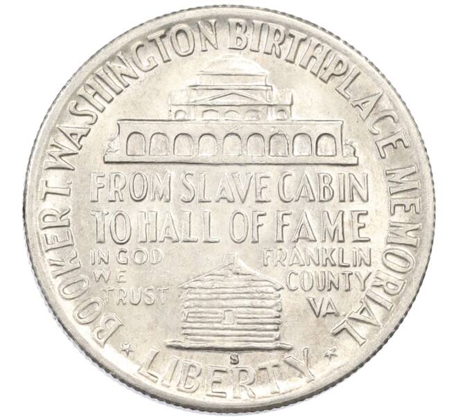 Монета 1/2 доллара (50 центов) 1950 года США S «Букер Талиафер Вашингтон» (Артикул: M2-87972) — Фото №2